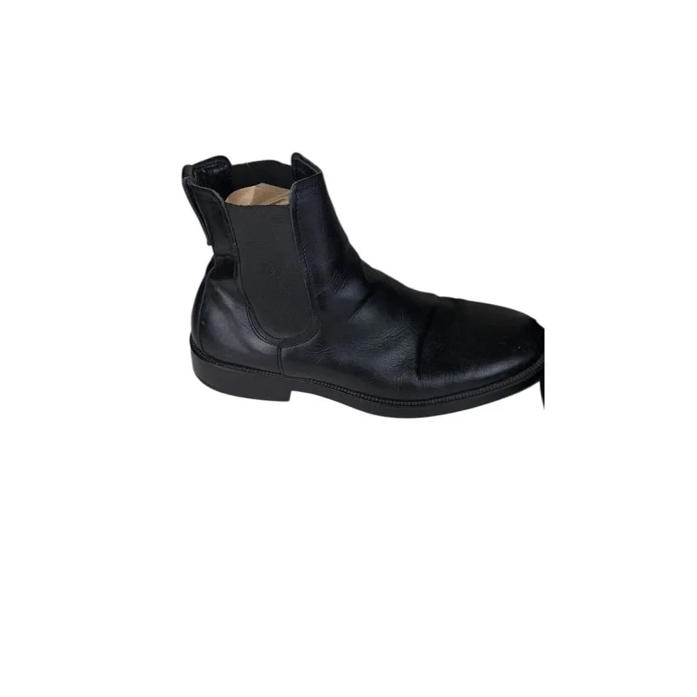 J. Crew‎ Men’s Genuine Leather Chelsea Boots Black Size 11